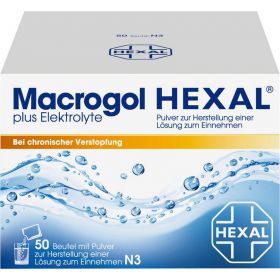 MACROGOL HEXAL plus Elektrolyte Plv.z.H.e.L.z.E. 50 St – PZN 8875436 из немецкой аптеки