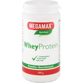 WHEYPROTEIN lactosefrei Vanille Pulver 400 g – PZN 9476738 из немецкой аптеки