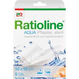 RATIOLINE aqua Duschpflaster Plus 10x15 cm steril 5 St – PZN 9508214 из немецкой аптеки