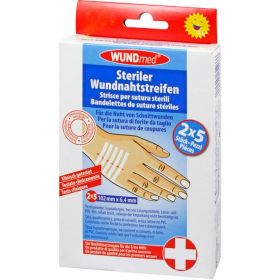 WUNDNAHTSTREIFEN 6,4x102 mm 2X5 St – PZN 9720836 из немецкой аптеки