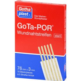 GOTA-POR Wundnahtstreifen 3x76 mm 10X5 St – PZN 10124861 из немецкой аптеки