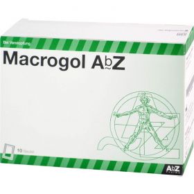 MACROGOL AbZ Plv.z.Her.e.Lsg.z.Einnehmen 10 St – PZN 10398860 из немецкой аптеки