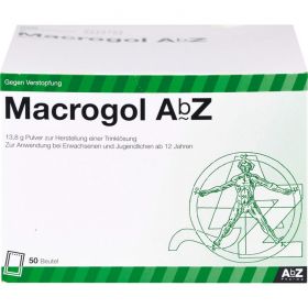 MACROGOL AbZ Plv.z.Her.e.Lsg.z.Einnehmen 50 St – PZN 10398914 из немецкой аптеки