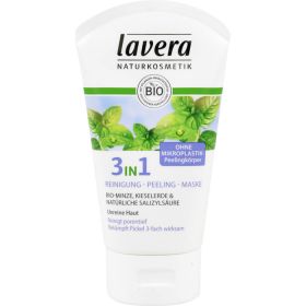 LAVERA 3in1 Reinigung Peeling Maske 125 ml – PZN 11090271 из немецкой аптеки