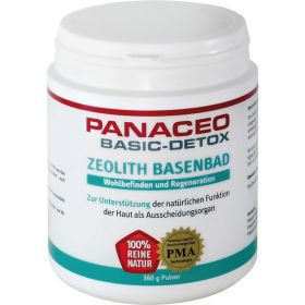 PANACEO Basic-Detox Zeolith Basenbad Pulver 360 g – PZN 11607685 из немецкой аптеки