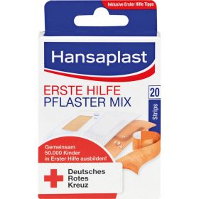 HANSAPLAST Erste Hilfe Pflaster Mix 20 St – PZN 11663488 из немецкой аптеки
