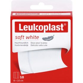 LEUKOPLAST soft white Pflaster 8x10 cm 10 St – PZN 14219736 из немецкой аптеки