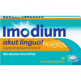 IMODIUM akut lingual Schmelztabletten 12 St – PZN 141551 из немецкой аптеки