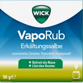 WICK VapoRub Erkltungssalbe 50 g – PZN 358693 из немецкой аптеки