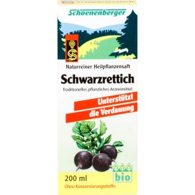 SCHWARZRETTICH Schoenenberger Heilpflanzensfte 200 ml – PZN 692328 из немецкой аптеки