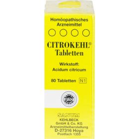 CITROKEHL Tabletten 3X80 St – PZN 733139 из немецкой аптеки