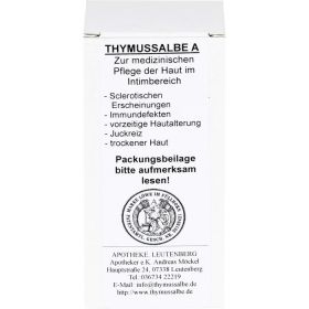 THYMUSSALBE A 50 ml – PZN 1018580 из немецкой аптеки