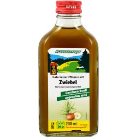 ZWIEBELSAFT naturrein Schoenenberger 200 ml – PZN 1159524 из немецкой аптеки