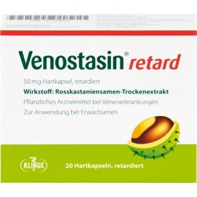 VENOSTASIN retard 50 mg Hartkapsel retardiert 20 St – PZN 1273504 из немецкой аптеки