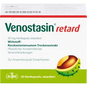 VENOSTASIN retard 50 mg Hartkapsel retardiert 50 St – PZN 1273510 из немецкой аптеки