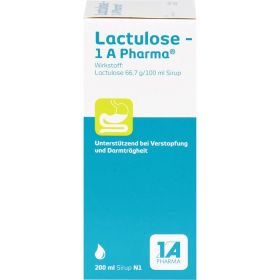 LACTULOSE-1A Pharma Sirup 200 ml – PZN 1418925 из немецкой аптеки