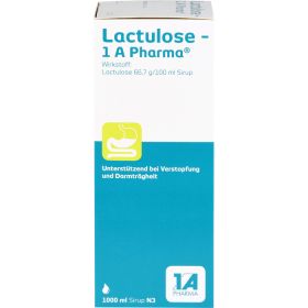 LACTULOSE-1A Pharma Sirup 1000 ml – PZN 1418948 из немецкой аптеки