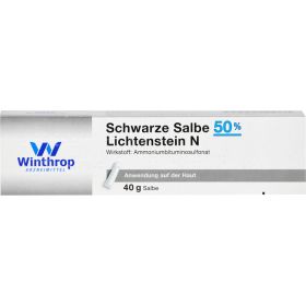 SCHWARZE SALBE 50% Lichtenstein N 40 g – PZN 1596331 из немецкой аптеки