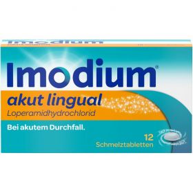 IMODIUM akut lingual Schmelztabletten 12 St – PZN 1689854 из немецкой аптеки