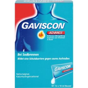 GAVISCON Advance Pfefferminz Suspension 12X10 ml – PZN 2240760 из немецкой аптеки