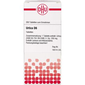 URTICA D 6 Tabletten 200 St – PZN 2933291 из немецкой аптеки