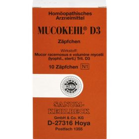 MUCOKEHL Suppositorien D 3 10 St – PZN 3206707 из немецкой аптеки