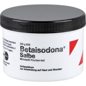 BETAISODONA Salbe Tiegel 300 g – PZN 3337214 из немецкой аптеки