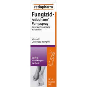 FUNGIZID-ratiopharm Pumpspray 40 ml – PZN 3417781 из немецкой аптеки