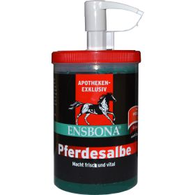 PFERDESALBE Ensbona mit Spender 1000 ml – PZN 3430238 из немецкой аптеки