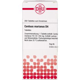 CARDUUS MARIANUS D 4 Tabletten 200 St – PZN 3486776 из немецкой аптеки