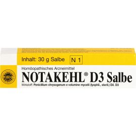NOTAKEHL D 3 Salbe 30 g – PZN 3685748 из немецкой аптеки