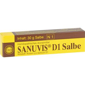 SANUVIS D 1 Salbe 30 g – PZN 3690040 из немецкой аптеки