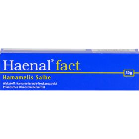 HAENAL Fact Hamamelis Salbe 30 g – PZN 3875443 из немецкой аптеки