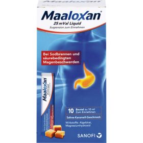 MAALOXAN 25 mVal Liquid 10X10 ml – PZN 3885364 из немецкой аптеки