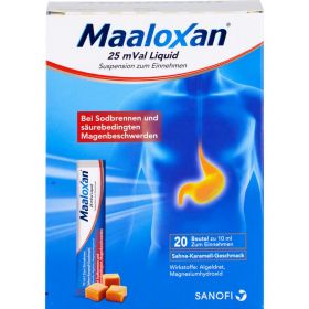 MAALOXAN 25 mVal Liquid 20X10 ml – PZN 3885370 из немецкой аптеки