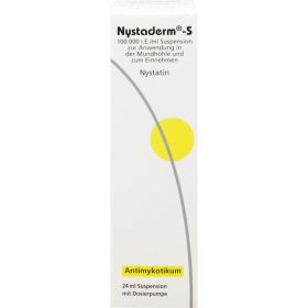 NYSTADERM S Suspension Dosierpumpe 24 ml – PZN 3936736 из немецкой аптеки