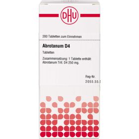 ABROTANUM D 4 Tabletten 200 St – PZN 4200090 из немецкой аптеки