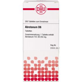 ABROTANUM D 6 Tabletten 200 St – PZN 4200109 из немецкой аптеки
