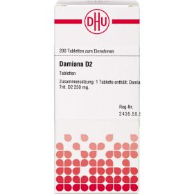 DAMIANA D 2 Tabletten 200 St – PZN 4214985 из немецкой аптеки