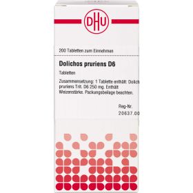 DOLICHOS PRURIENS D 6 Tabletten 200 St – PZN 4215387 из немецкой аптеки