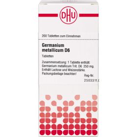 GERMANIUM METALLICUM D 6 Tabletten 200 St – PZN 4218492 из немецкой аптеки
