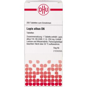 LAPIS ALBUS D 6 Tabletten 200 St – PZN 4224038 из немецкой аптеки