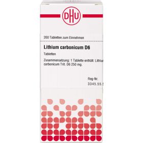 LITHIUM CARBONICUM D 6 Tabletten 200 St – PZN 4224587 из немецкой аптеки