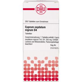 CUPRUM OXYDATUM nigrum D 4 Tabletten 200 St – PZN 4243024 из немецкой аптеки