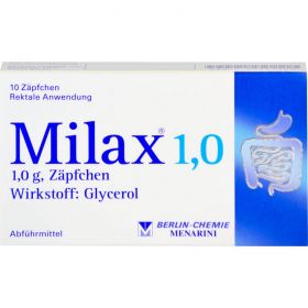 MILAX 1,0 Suppositorien 10 St – PZN 4647595 из немецкой аптеки