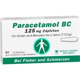 PARACETAMOL BC 125 mg Suppositorien 10 St – PZN 4685816 из немецкой аптеки
