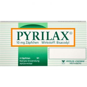 PYRILAX 10 mg Suppositorien 6 St – PZN 4908340 из немецкой аптеки