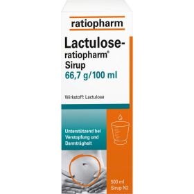 LACTULOSE-ratiopharm Sirup 500 ml – PZN 4916865 из немецкой аптеки