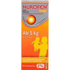 NUROFEN Junior Fiebersaft Orange 2% 100 ml – PZN 6789419 из немецкой аптеки