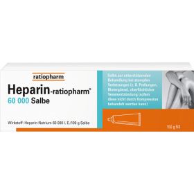 HEPARIN-RATIOPHARM 60.000 Salbe 150 g – PZN 6968702 из немецкой аптеки